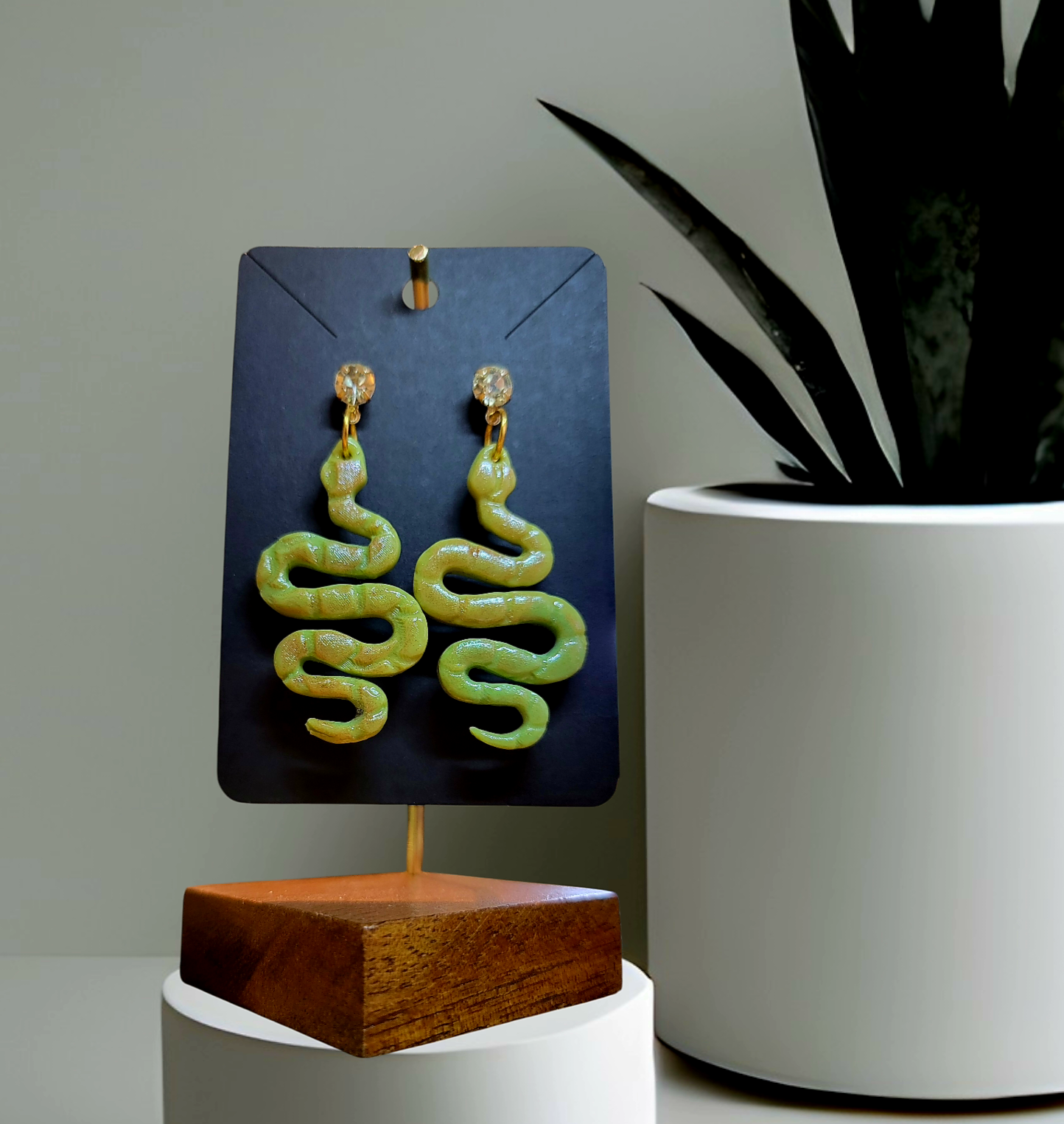 Boucle d'oreille serpent