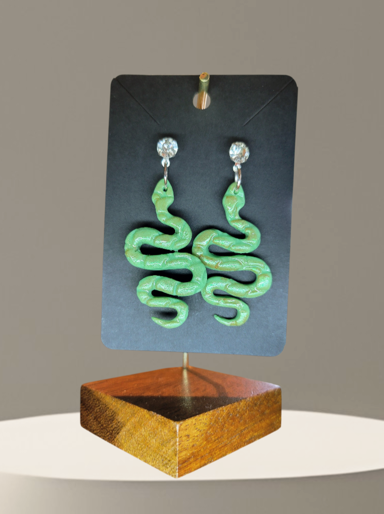 Boucle d'oreille serpent