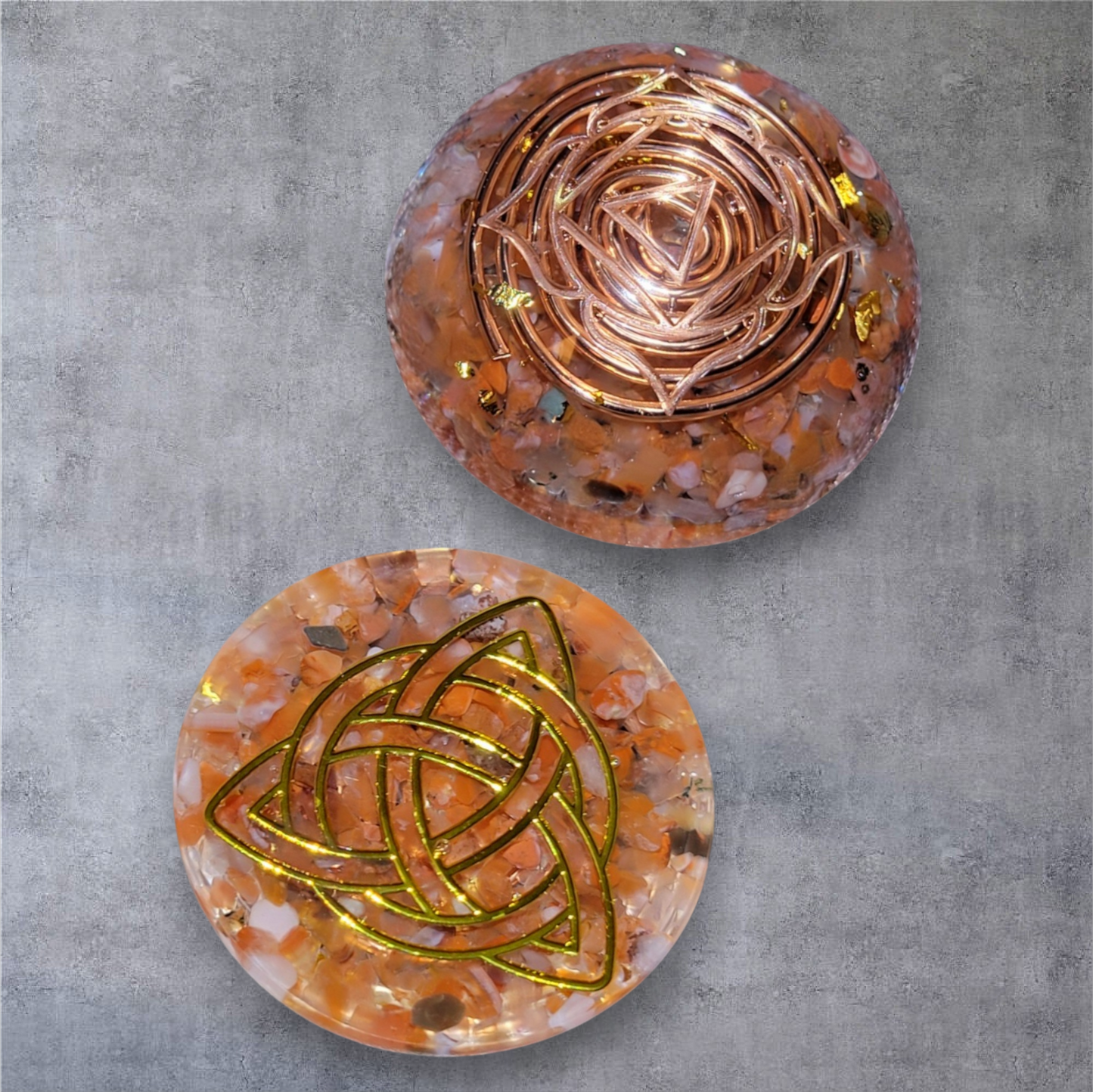 Orgonite de poche Agate rouge