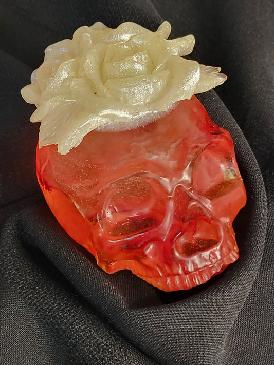 skull avec rose