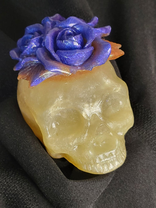 skull avec rose