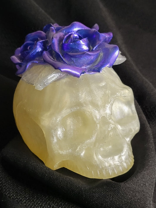 skull avec rose