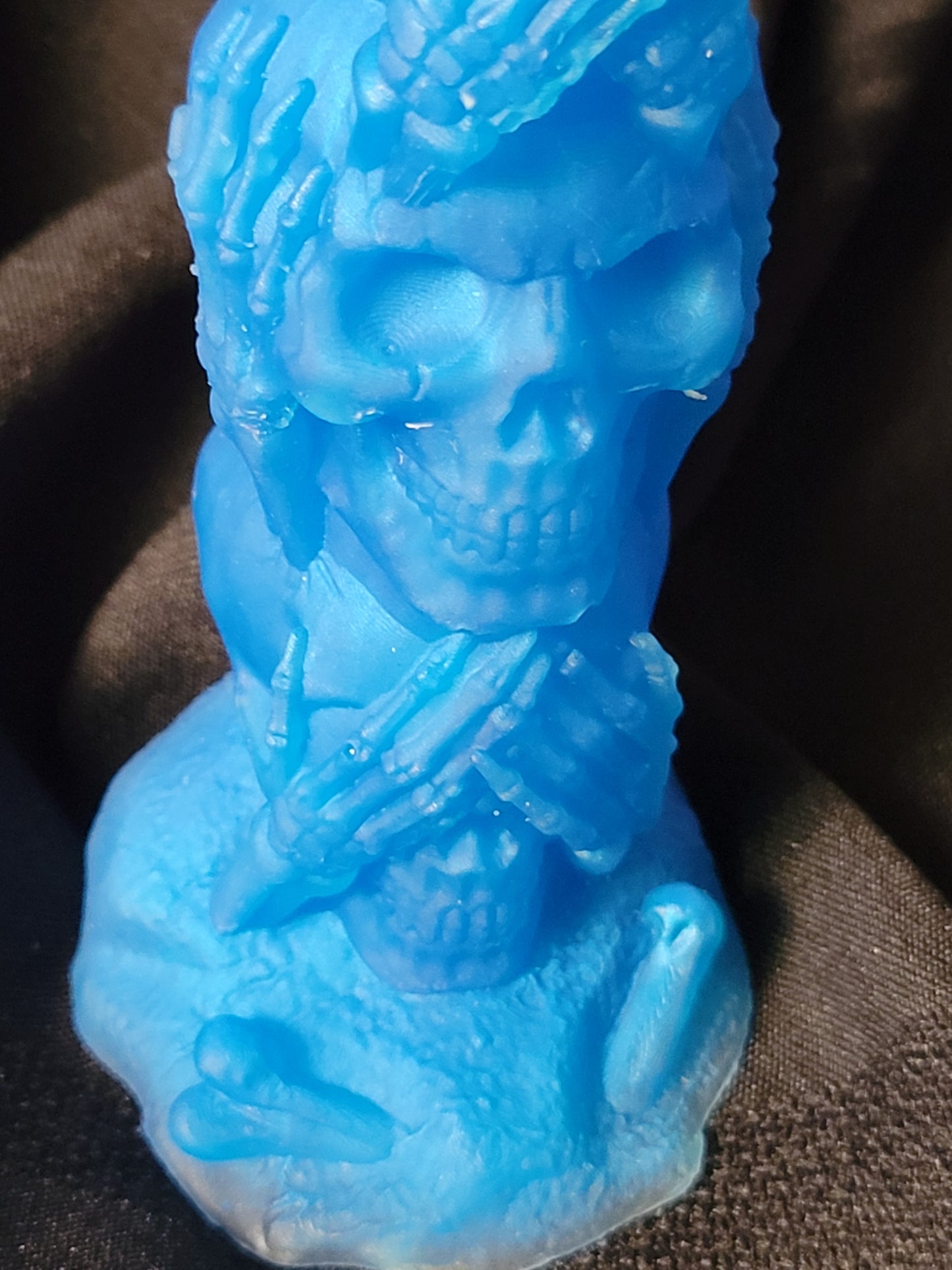 Statuette trois skull