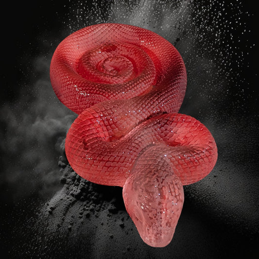 Coiled snake