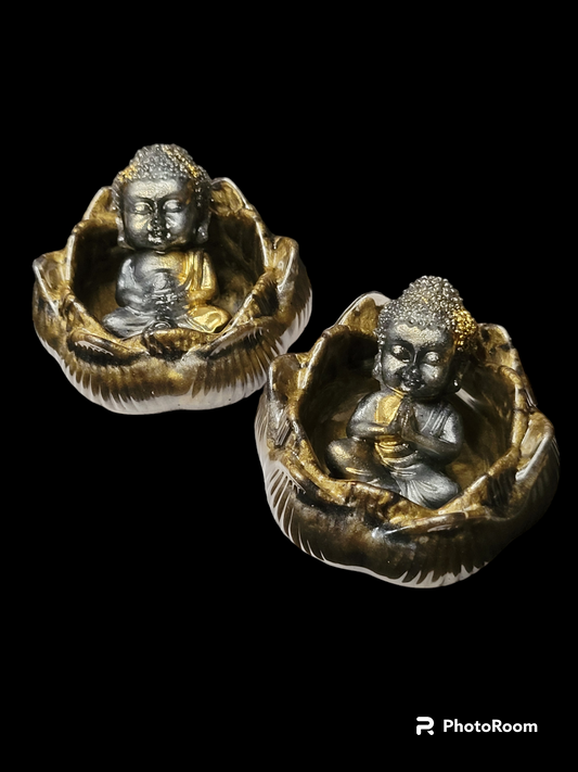 Duo bouddha lotus